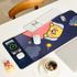 Kakao Friends Choonsik Wireless Charging Desk Mat | Dual 15W High-Speed Charging | Keyboard & Mouse All-in-One Pad | Designed in Korea